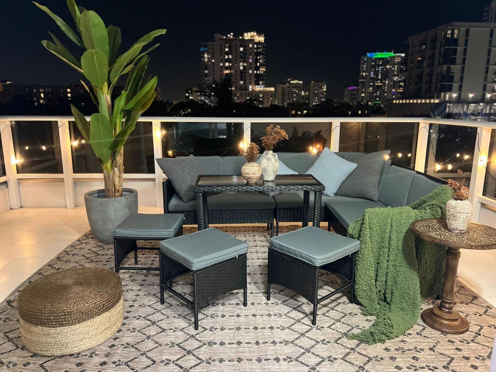 Apartment Miami Wood New 2024 - Private Terrace - Free Garage - 5 Min Hollywood